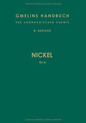 【预订】Nickel: Teil A I. Geschichtliches . ...