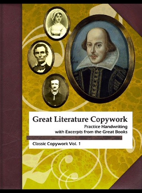 【预售】Great Literature Copywork: Practice Cursive Handw