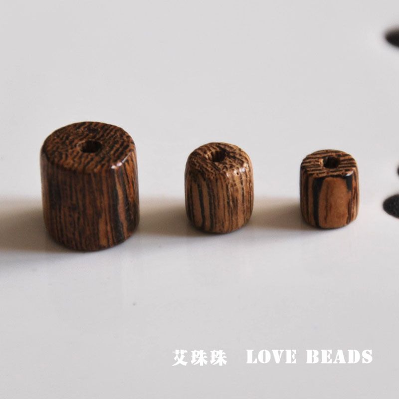 鸡翅木桶珠鼓珠顶珠单颗散珠子DIY手工串珠木头手链