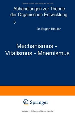 【预订】Mechanismus Vitalismus Mnemismus