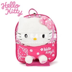 韩国进口 Hello Kitty凯蒂猫卡通儿童双肩书包背包立体书包 2款