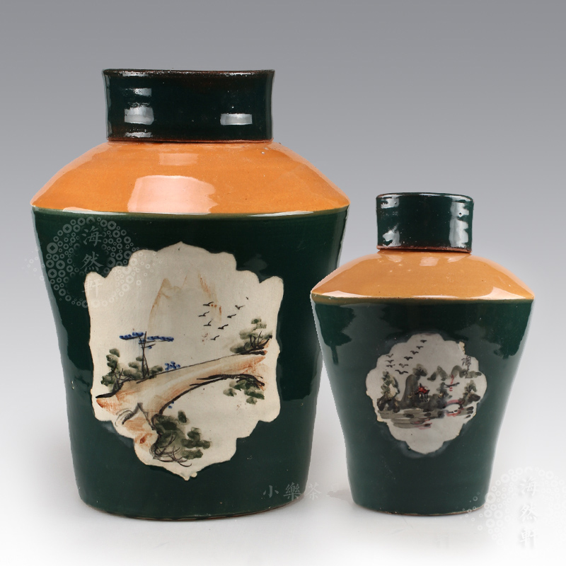 普宁茶叶罐潮汕陶瓷复古陈化效果