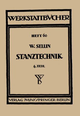 【预订】Stanztechnik: Vierter Teil Formstanzen