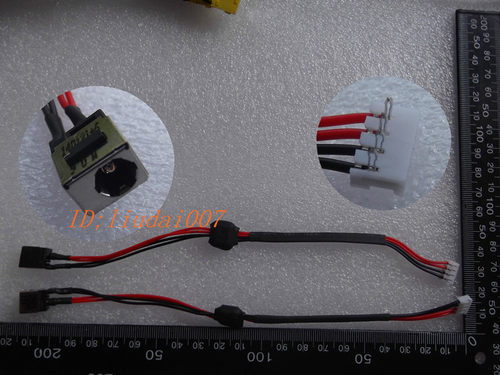 东芝Toshiba A500 L455 L555 L455D L555D 电源接口 A500电源头  请对照图片后再购买，一条起拍 量大另议。