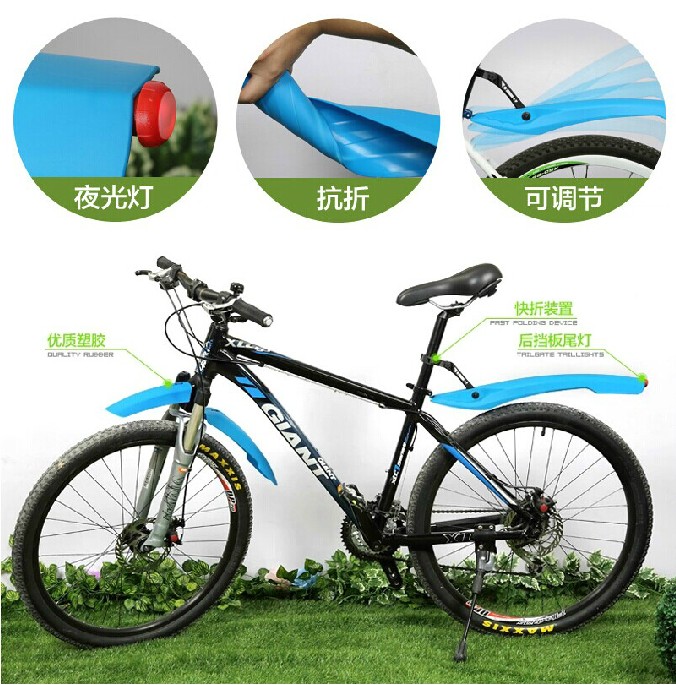 bộ chân chống xe wave Chắn bùn xe đạp leo núi 26 inch phía sau xe đạp có thể tháo rời nhanh chóng với đèn chiếu sáng đuôi chắn bùn phụ kiện xe đạp có thể điều chỉnh cao và thấp tay phanh xe wave cảm biến chân chống xe máy