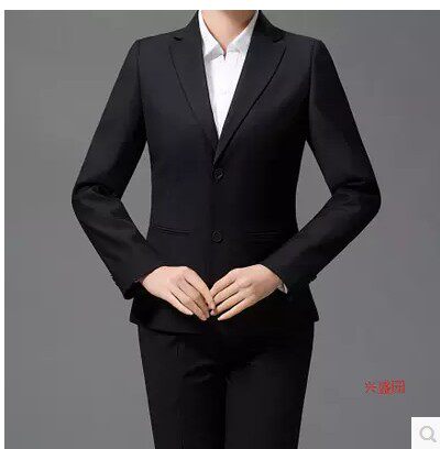 春秋装新款韩版修身女士小西服休闲职业大码中长款小西装外套女潮