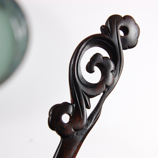 古典黑檀木发簪子盘发头饰品打折创意礼物特价 满就送 包邮