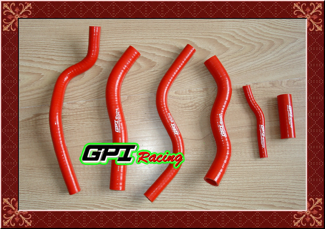 摩托车改装强化防爆硅胶水管越野赛车适用本田 HONDA CR125 90-97