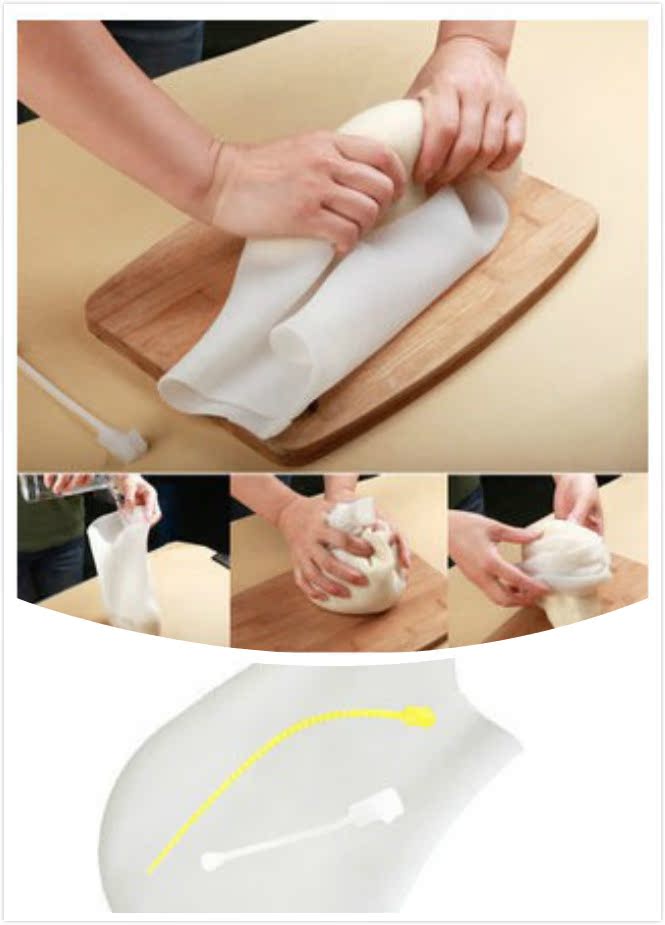 硅胶和面袋 可和面 做果汁菜泥 家用揉面 烘焙硅胶袋 硅胶揉面袋