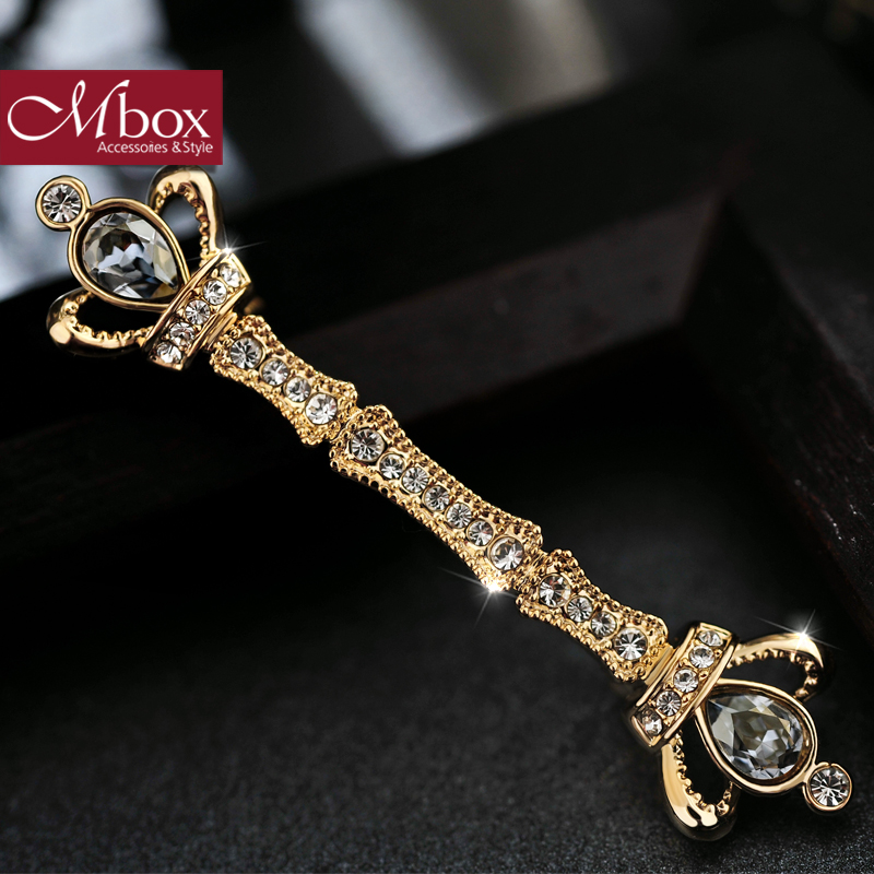 Broche femme MBOX en cristal autrichien - Ref 1187463 Image 1