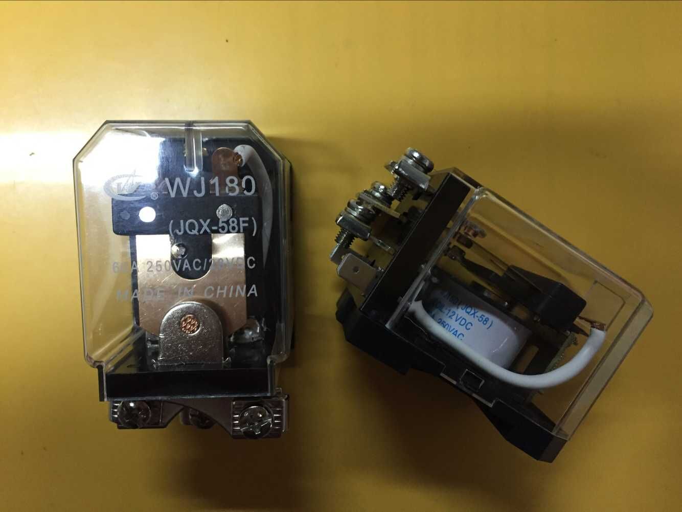 万佳继电器 WJ180 JQX-58F-1Z-DC12V 一组转换 60A 全新特价