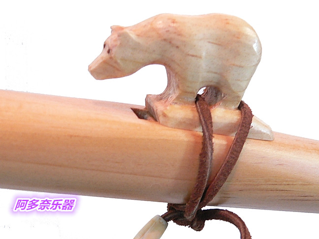 美国进口 印第安笛 D小调 黄松木 6孔 手工制作&手工雕刻笛子全新