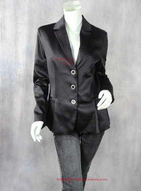 98元清仓！ZOKO倬可儿正品女秋冬下摆压褶弹力商务西装外套 A0158