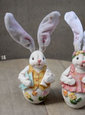 田园风卡通电表箱摆件