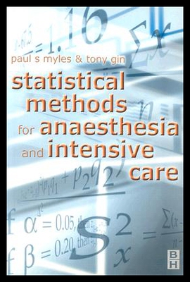 【预售】Statistical Methods for Anaesthesia and Intensive