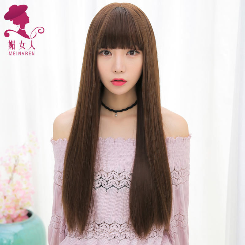 Perruque Long cheveux raides - Ref 2613924 Image 1