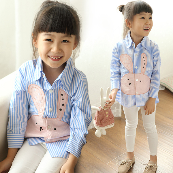 Chemise fille à manche longue - Ref 2088782 Image 3