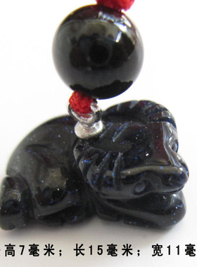 属相牛生肖红绳玉佩实物拍摄吊坠