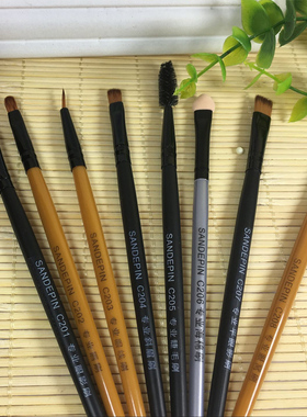 化妆刷长柄眼影刷眼影棒海棉刷眉刷毛质柔软易抓粉彩妆刷工具