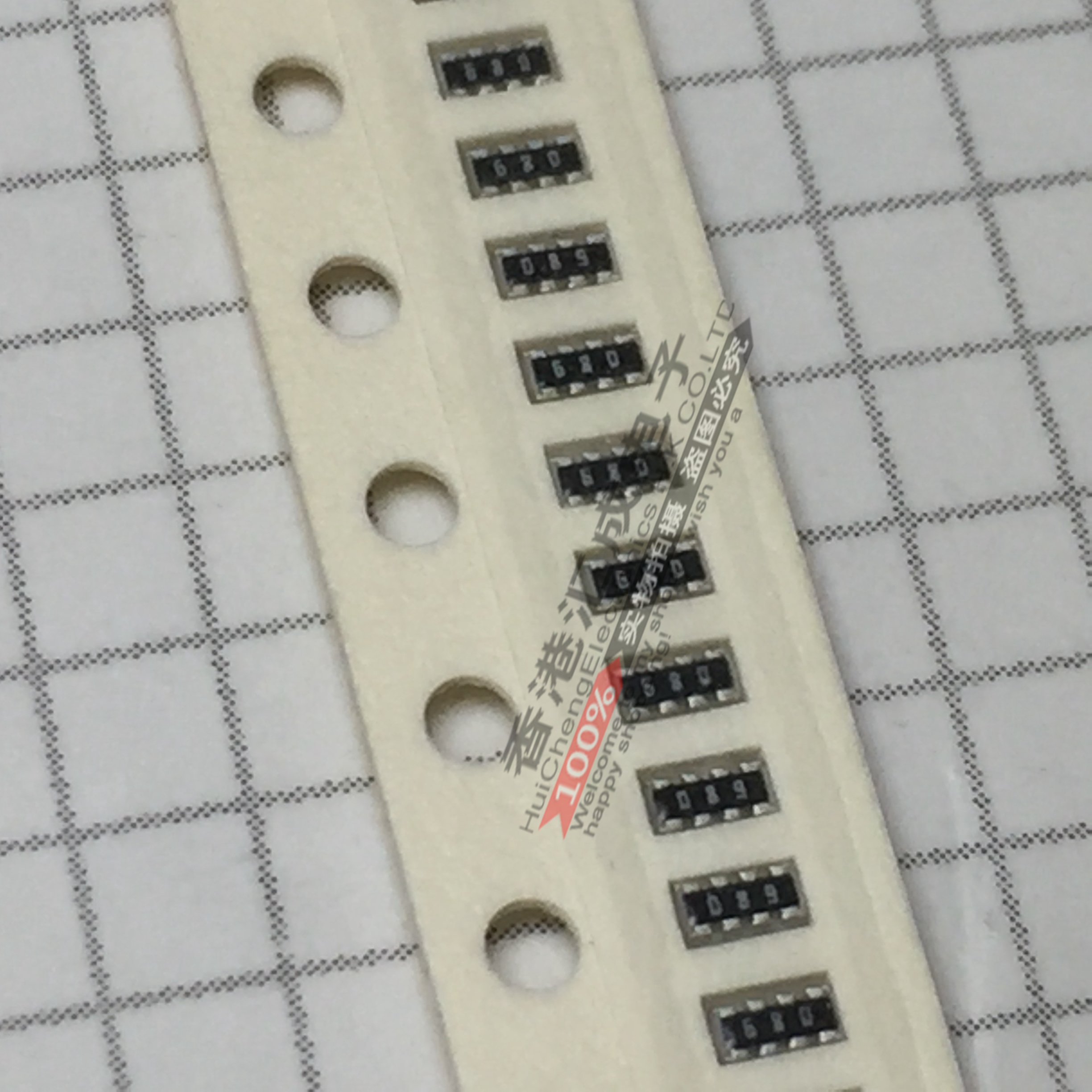 0402-4X68R 68R 68ohm 0402 贴片排阻 全新原装 100个15