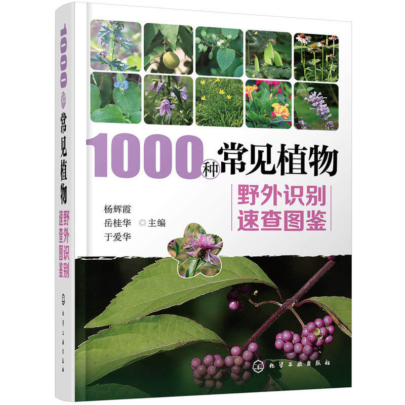 1000种常见植物野外识别图鉴 家庭书籍野外植物鉴别图册 常见植物手册