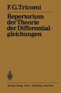 【预订】Repertorium Der Theorie Der Differen...