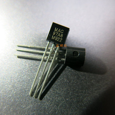 正品 MAC97A8 双向可控硅 TO-92 （10只）  0.6A/600V