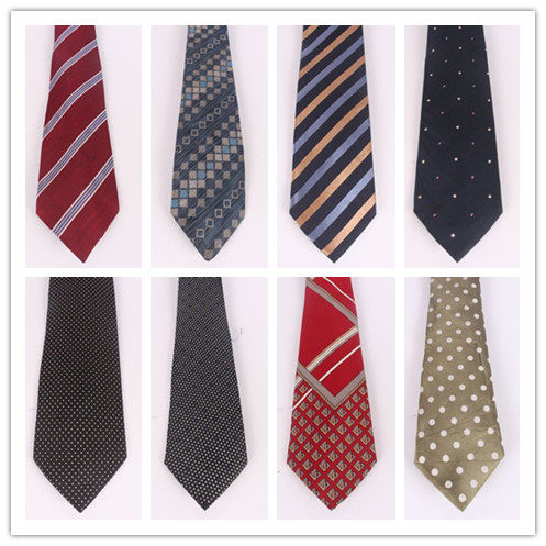 古着 vintage孤品尖货花纹条纹格子领带英伦韩日品牌复古领带k137