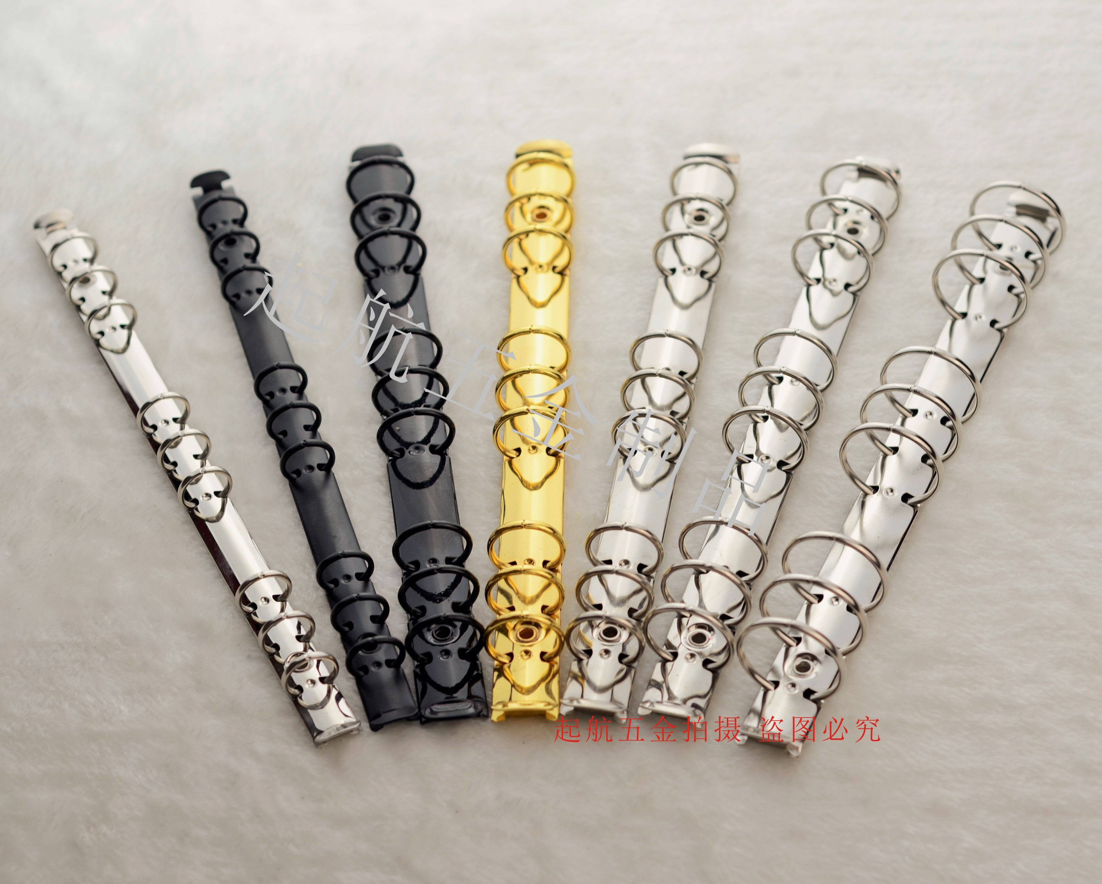 B5不锈钢装订夹 9孔金属铁夹 DIY笔记本配件收纳夹 改BTS小七专辑在类目 电子词典/电纸书/文化用品, 纸张本册, 笔记本/记事本中 - 来自Buy2taobao.com提供专业的淘宝代购服务