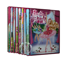 芭比公主系列合辑9DVD Bardie电影 中英双语 卡通 正版