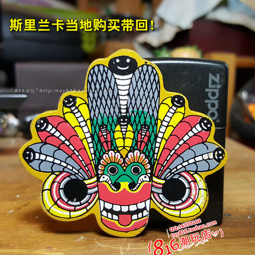 斯里兰卡当地带回锡兰神兽冰箱贴