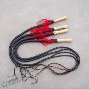 少林牧羊鞭武术响鞭蛇形软鞭健身训练革鞭长鞭手工鞭(厂家直销)