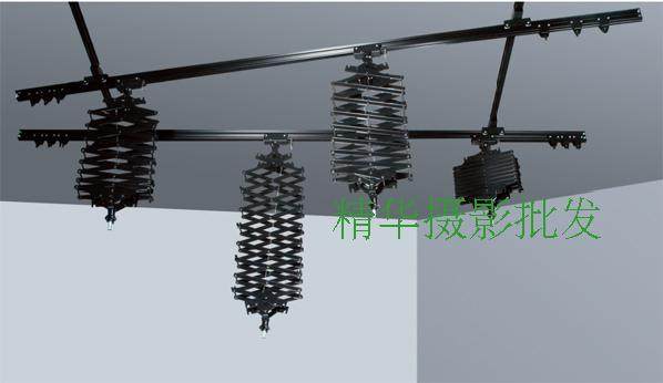 天花路轨伸缩仪摄影轨道灯吊架吊臂滑轮套装4轨4吊 3X4M 厂家,3C数码配件,辅助道具类,淘宝优惠券,粉丝福利购,淘宝优惠卷