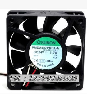 建准SUNON PMD2407PKB1-A 7020 7CM 24V 5.0W 变频器风扇