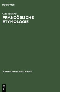 【预售】Franzosische Etymologie
