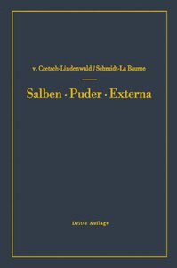 【预订】Salben . Puder . Externa