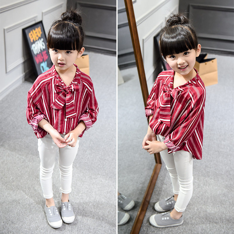 Chemise fille à manche longue - Ref 2086877 Image 1