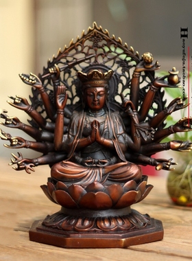 纯铜千手观音菩萨准提佛母