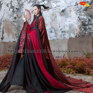 花子箫 古装 cos服 红黑男女重莲雪芝杀阡陌东方不败重紫熏阿兰若