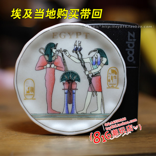 埃及购买带回 古埃及壁画 托特神赐予生命钥匙给国王 陶瓷冰箱贴