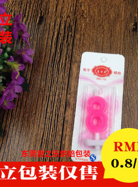 生日快乐浪漫数字蜡烛