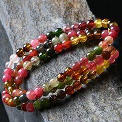 Master Bao Crystal week female DIY candy Rainbow tourmaline bracelet jewelry bracelets clearance special