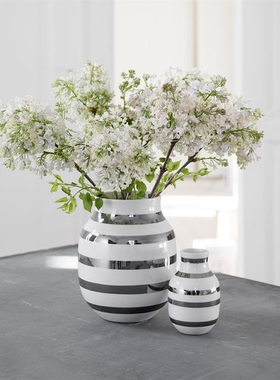 Y K?hler Omaggio vase 北欧简约现代感线条样板间ins网红花瓶