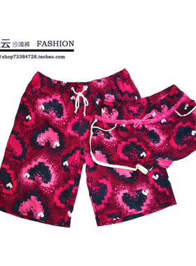 特价清仓ROXY情侣短裤男女沙滩裤海边度假冲浪速干裤舒适大码休闲