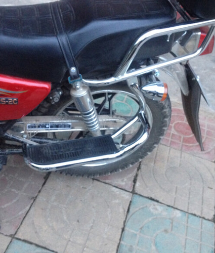 新款hj125-8刀仔改装后摩托车