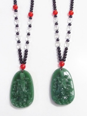 民族风脖子装饰品挂坠佛珠项链