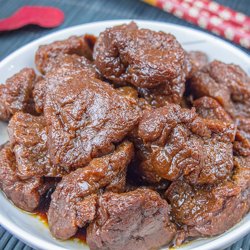 功德林鹵汁豆腐干130g 素食素肉食品 上海特產小吃