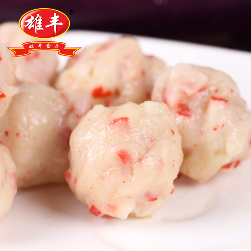 雄丰500g龙虾球麻辣烫豆捞肉丸子