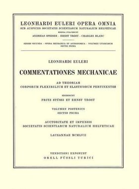 【预订】Commentationes Mechanicae Ad Theoria...