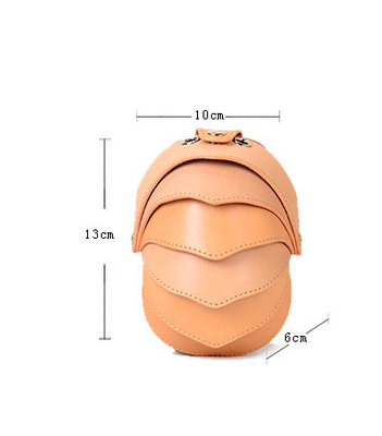 diy搞怪风皮革甲壳虫手拿包